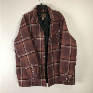 Buckhorn River Plaid Jacket Coat Quilted Lining XL